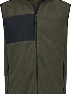 TJ Pánská fleecová vesta 18. deep green/black model 22498814 - Tee Jays
