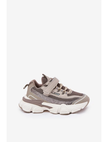 Športové tenisky Detská obuv na suchý zips Khaki Ronivelle Športové tenisky Detská obuv na suchý zips Khaki Ronivelle
