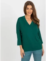Bluzka RV BZ model 18510290 ciemny zielony - FPrice Bluzka RV BZ model 18510290 ciemny zielony - FPrice