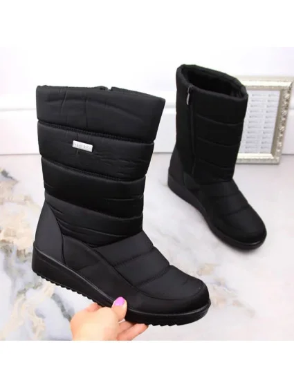 Dámske vysoké snežnice 22SN26-5028 W EVE436A Black - Novinky Dámske vysoké snežnice 22SN26-5028 W EVE436A Black - Novinky