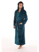 Unisex župan s kapucňou Siena 3156 Petrol - Vestis