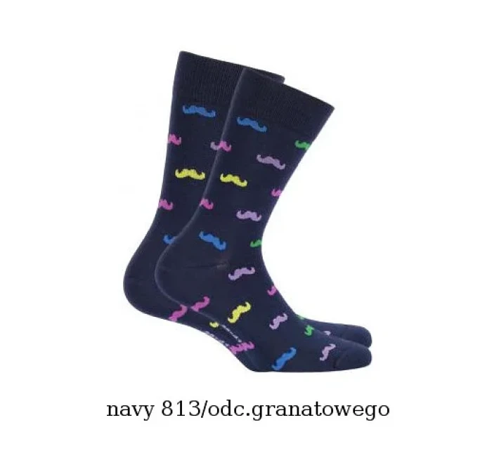 Pánske ponožky Wola Perfect Man vzorované W 94N03 Casual