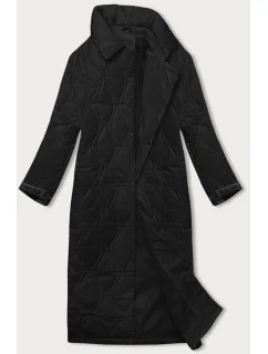 Černý dámský oversize kabát model 18919122 - J.STYLE