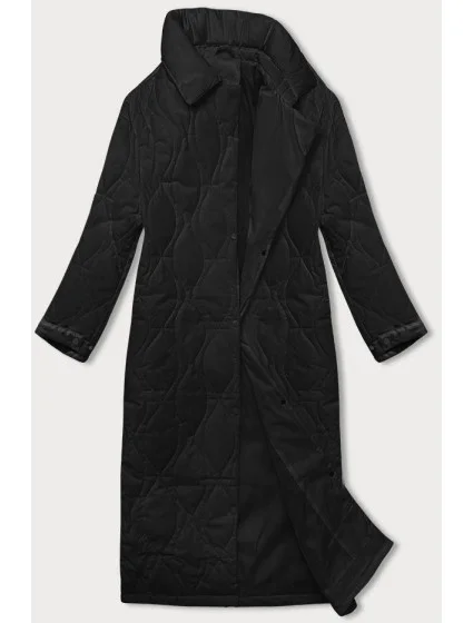 Černý dámský oversize kabát model 18919122 - J.STYLE