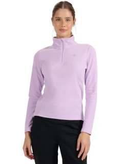 Dámska fleecová mikina 4F F069 svetlo fialová 4FWAW25UFLEF069 52S