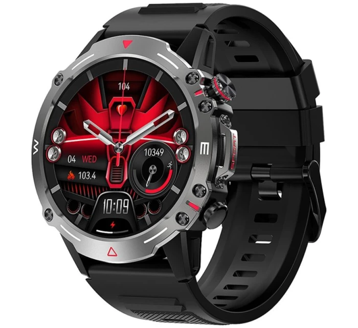 Černý silikonový řemínek model 21805549 - VELTORI Černý silikonový řemínek model 21805549 - VELTORI