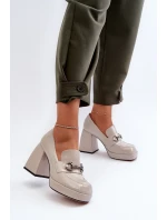 dámské polobotky na podpatku šedé D&A model 21655802 - S.Barski dámské polobotky na podpatku šedé D&A model 21655802 - S.Barski