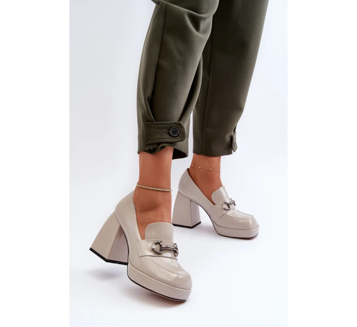 dámské polobotky na podpatku šedé D&A model 21655802 - S.Barski dámské polobotky na podpatku šedé D&A model 21655802 - S.Barski