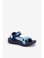 Sandały Dziecięce Na Rzepy Big Star RR374520 Granatowe Sandały Dziecięce Na Rzepy Big Star RR374520 Granatowe