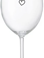 Nechal som sa oklamať - číry pohár na víno 350 ml