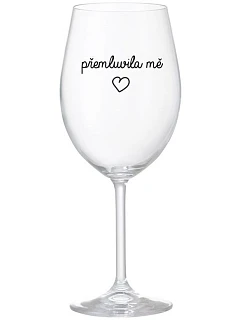 Nechal som sa oklamať - číry pohár na víno 350 ml