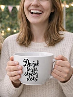 TODAY WILL BE A GREAT DAY - MEGA XXL keramický hrnček 1000 ml