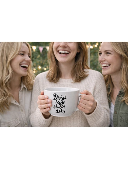 TODAY WILL BE A GREAT DAY - MEGA XXL keramický hrnček 1000 ml TODAY WILL BE A GREAT DAY - MEGA XXL keramický hrnček 1000 ml