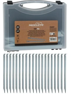 STANOVÉ KOLÍKY 23CM CPL. 20KS KOVOVÉ V OBALE REDCLIFFS