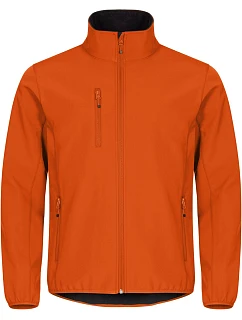 Clique Classic Softshell Jkt M Pánska 3-vrstvová softshellová bunda 67.0910 blood orange
