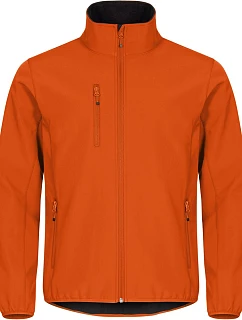 Clique Classic Softshell Jkt M Pánska 3-vrstvová softshellová bunda 67.0910 blood orange