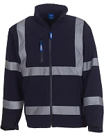 Yoko HVK 09 Hi-Vis softshellová bunda 79.VK09 navy Yoko HVK 09 Hi-Vis softshellová bunda 79.VK09 navy