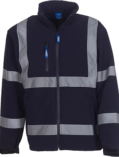 09 HiVis softshellová bunda navy model 22501971 - Yoko