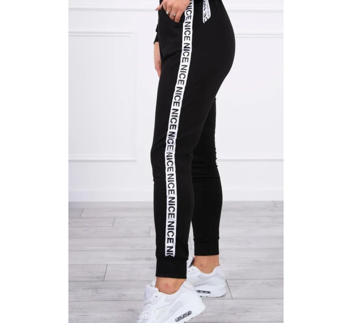 Sada s ozdobnými model 18746076 černé barvy - K-Fashion