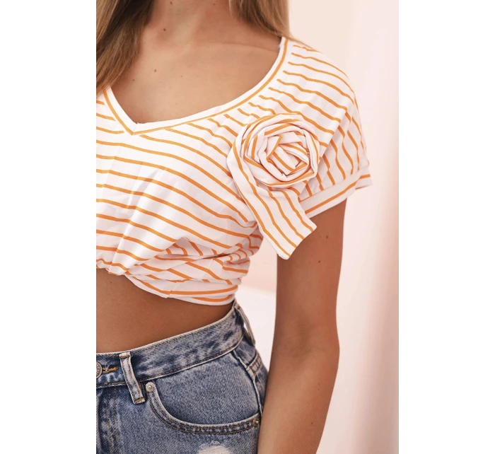 Dámsky bavlnený top na ramienka s výstrihom do V biely Dámsky bavlnený top na ramienka s výstrihom do V biely