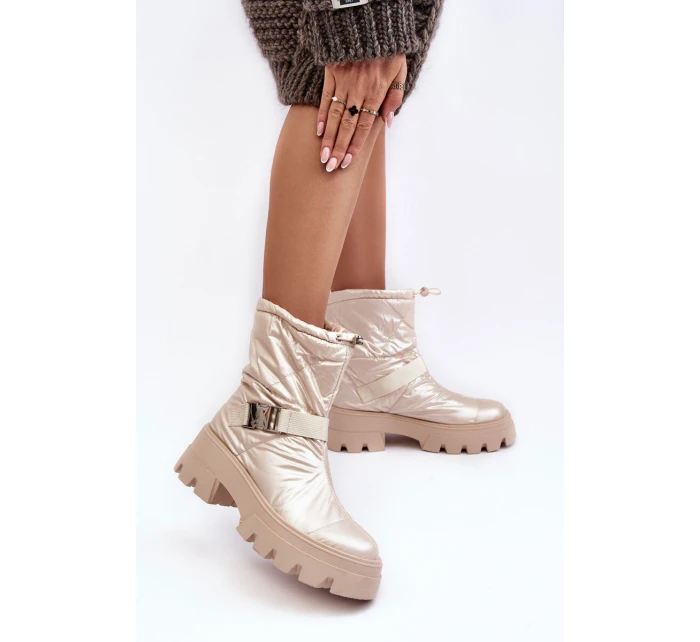 Dámské Boty Se  A  Bežové model 21634486 - Boto