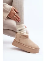 Dámské Sněhule Na Podrážce Beige model 21645981 - Boto