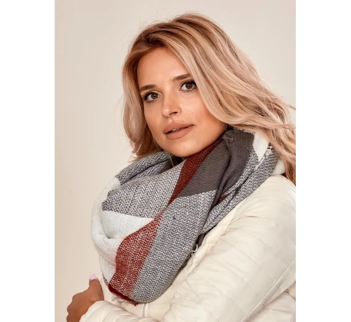 Dámský šátek AT CH model 16274694 bordó - FPrice Dámský šátek AT CH model 16274694 bordó - FPrice