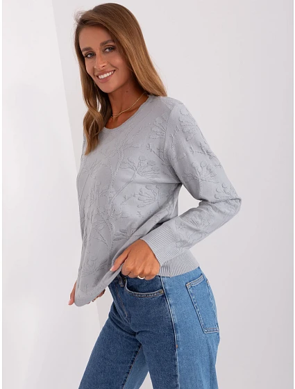 Sweter AT SW model 18895636 szary - FPrice
