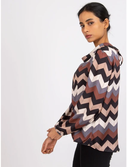 Halenka DHJ BZ model 17356201 černá a béžová - FPrice Halenka DHJ BZ model 17356201 černá a béžová - FPrice