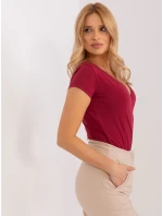 Tričko RV TS 5636.18 bordó Tričko RV TS 5636.18 bordó