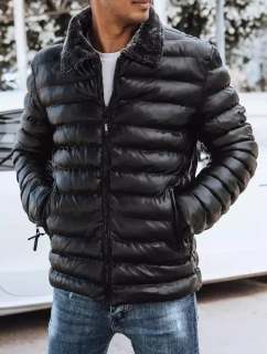 Pánska prešívaná bunda čierna FashionStreet TX4250