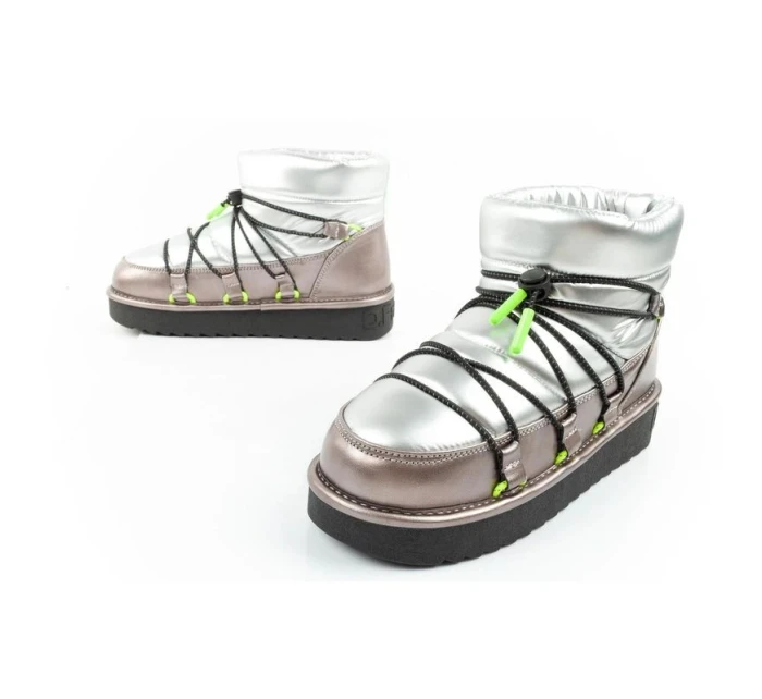 snow boots winter  boots silver dámské model 21395276 - D.Franklin