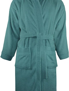 Bathrobe Župan s kapucí petrol model 22526806 - The One Towelling