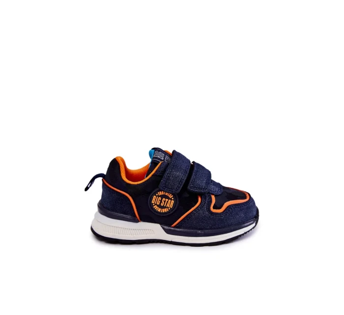Dětská sportovní obuv na suchý zip Memory Foam System Big Star KK374183 Námořnická modrá Dětská sportovní obuv na suchý zip Memory Foam System Big Star KK374183 Námořnická modrá
