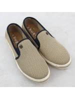Pánske béžové Bugatti slip-on espadrille 321-ASP61-6900