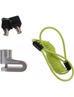 ZÁMOK BRZDOVÉHO KOTÚČA S LANKOM PRIPOMÍNAJÚCIM STRIEBORNÚ FARBU DUNLOP