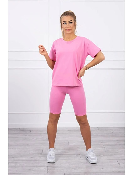 Komplet różowy model 18746488 - K-Fashion Komplet różowy model 18746488 - K-Fashion