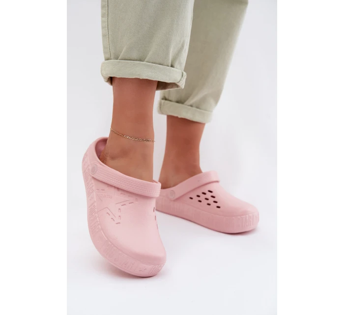 Dámské chodaki s pěnou Big Star TT274A080 růžové