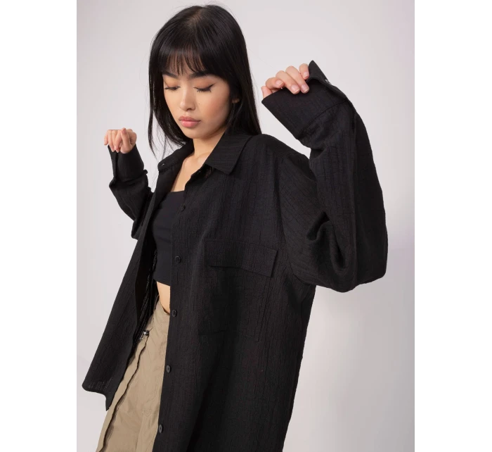 Košeľa LK KS 509356.27P čierna