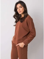 Mikina RV BL 6080.19 tmavo hnedá Mikina RV BL 6080.19 tmavo hnedá