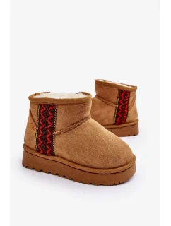 Dětské zateplené sněhule Camel Leonora