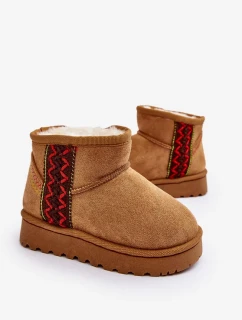 Dětské zateplené sněhule Camel Leonora