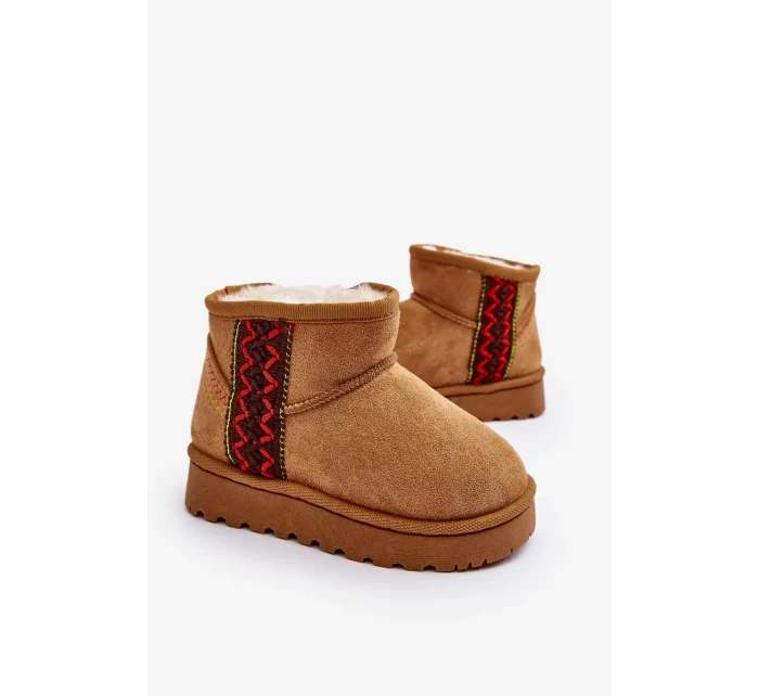 Dětské zateplené sněhule Camel Leonora