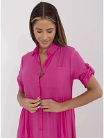 Dámske šaty MI SK A2275.09 vo farbe fuchsiovej – FPrice Dámske šaty MI SK A2275.09 vo farbe fuchsiovej – FPrice