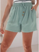 Dámské látkové šortky SUMMER zelené Dstreet model 21987208 - FashionStreet