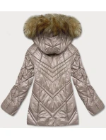 Dámska prechodná ťavia bunda s kapucňou (H-97)