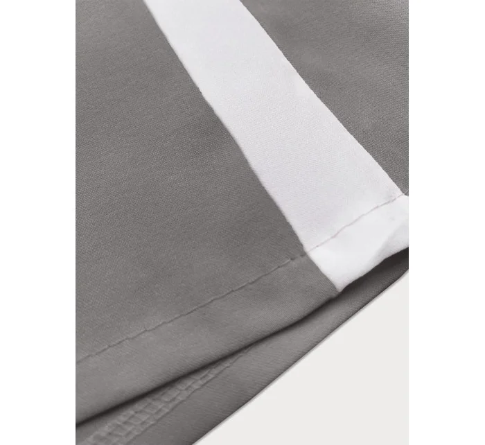 Dámske voľné sivé nohavice s lampášmi (764ART) Dámske voľné sivé nohavice s lampášmi (764ART)