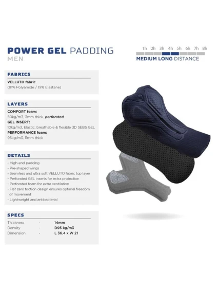 spodenki na szelkach HERO II model 21854241 4XL - Rogelli