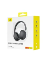 Bezdrôtové slúchadlá Baseus Bass 35 Max (sivé)