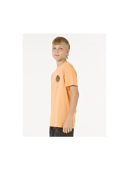 Dětské tričko  Icon Tee – oranžové model 22235684 - Rip Curl